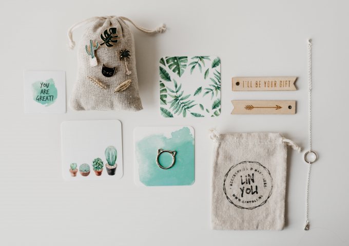 Flatlay webshop producten