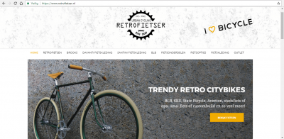 Retrofietser voorbeeld